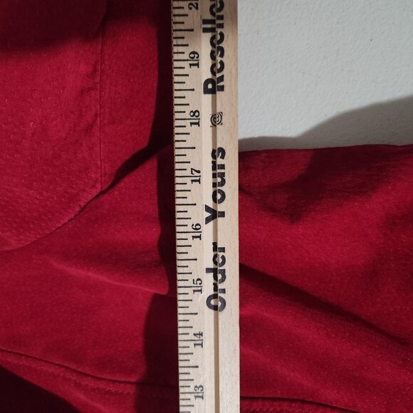 Denim & Co Suede Leather Blazer Jacket Medium Pink - Picture 8 of 14